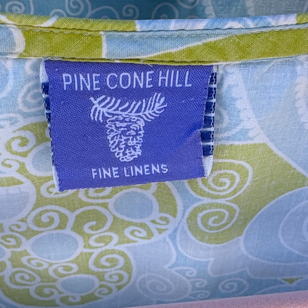 Pine Cone Hill Blue and Green Paisley Button Down Shirt - Picture 2 of 7